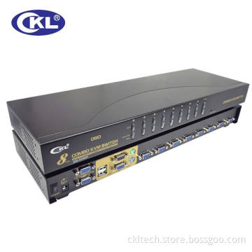 8 Port USB&PS/2 Combo Kvm Switch (OSD WITH CABLE)